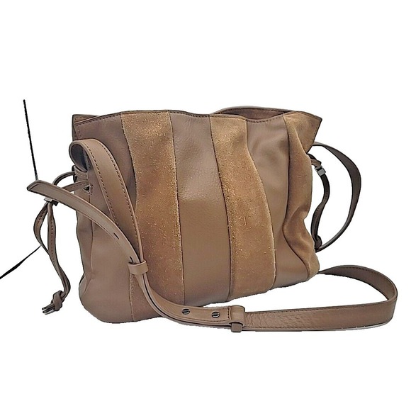 Vince Camuto Handbags - Vince‎ Camuto Dario Crossbody Brown Leather Suede Cinnamon Bark